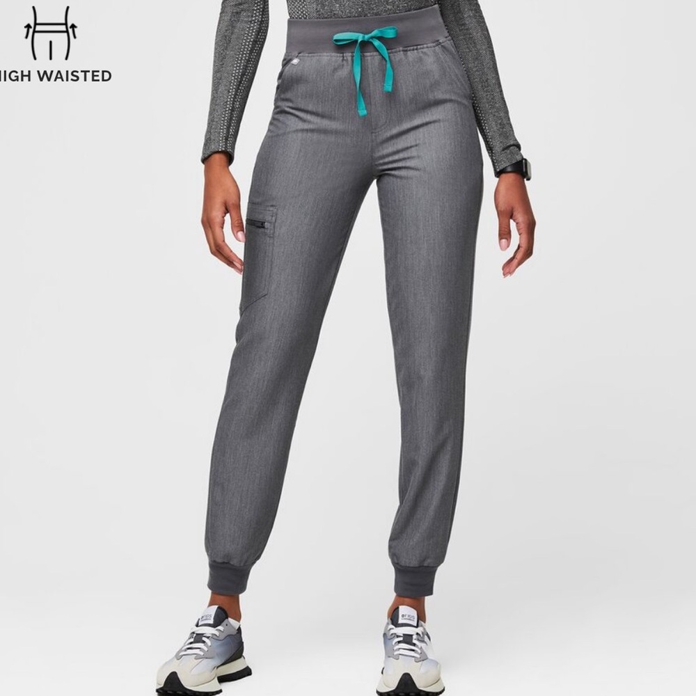 Figs High Waisted Zamora Jogger Graphite XS